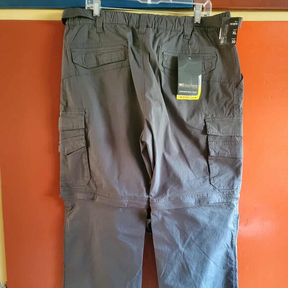 NEW Men's Cargo Convertible Pant (GRAY) - Picture 3 of 12